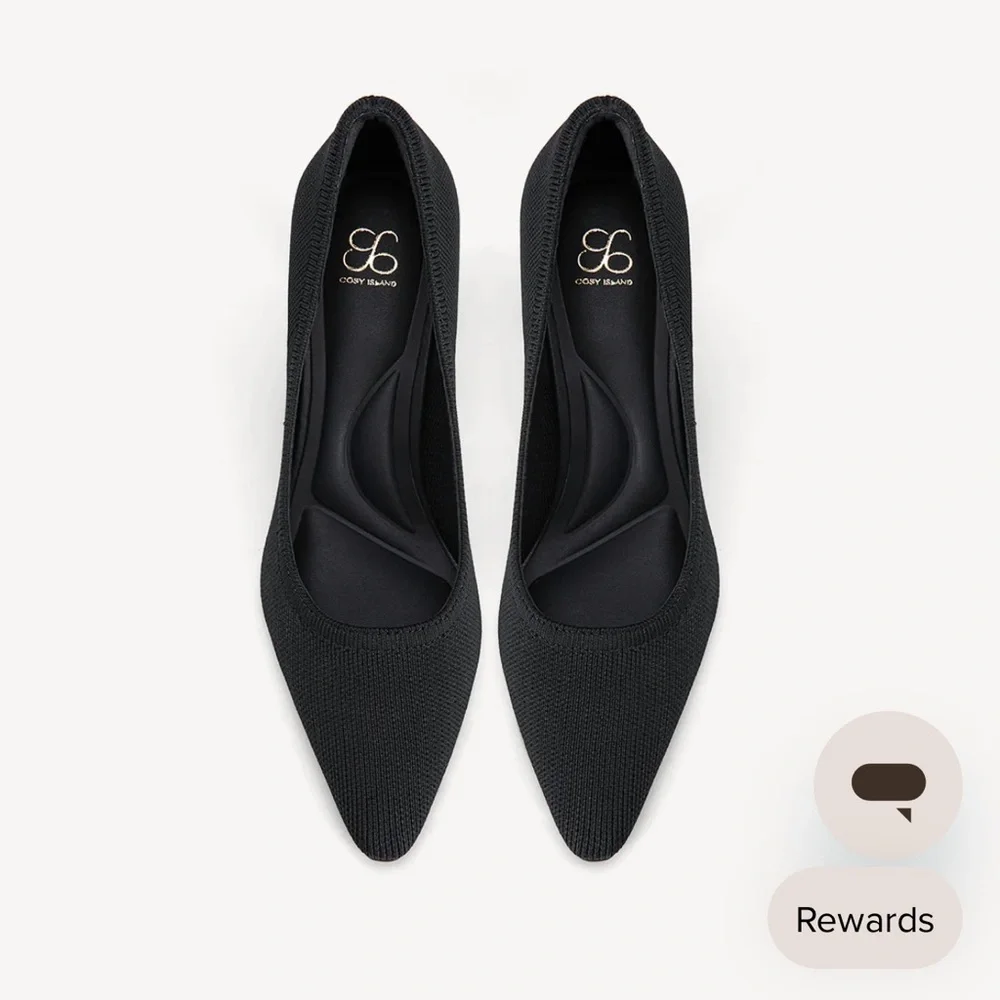 Black Heels with Sleek Design - Picture 1 of 5